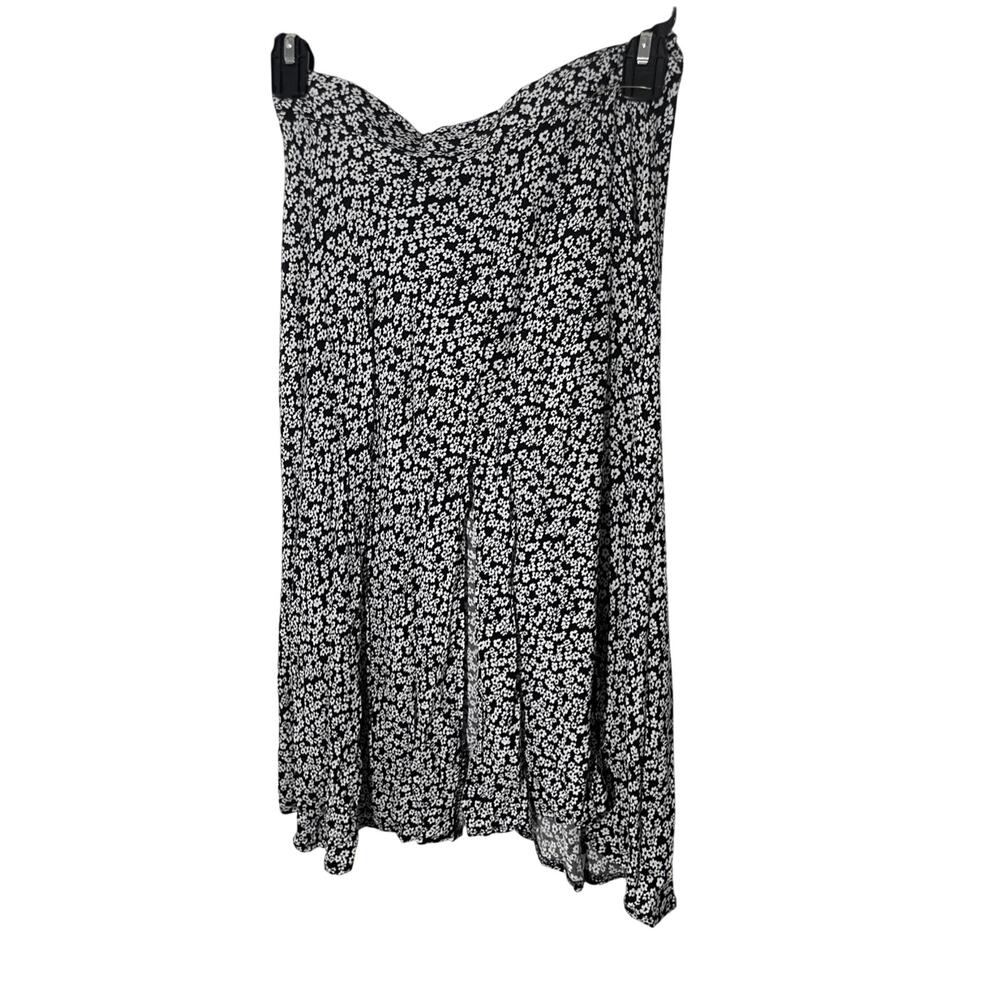 XS Women's CottageCore Farm Floral Slip Midi Skirt - Picture 5 of 7